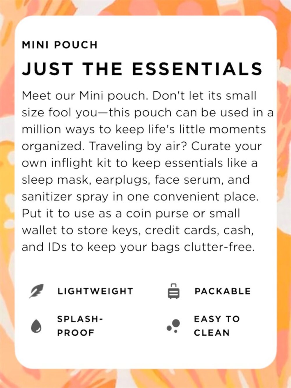 ALOHA Collection—Mini Pouch—Limited Edition Sunrise Shells *NWT* - Picture 9 of 10